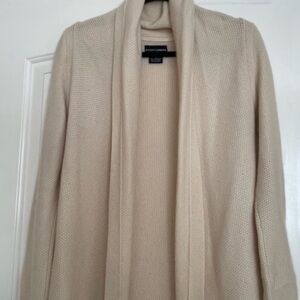 Sutton Cashmere Cream Cardigan